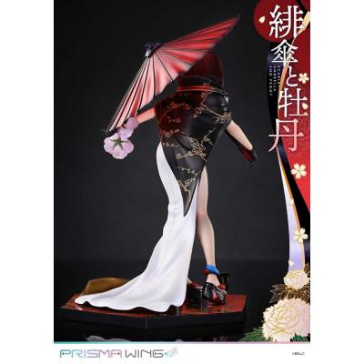 Original Illustration by Fuzichoco Estatua PVC 1/7 Prisma Wing Scarlet Umbrella And Peony Deluxe Version 32 cm
