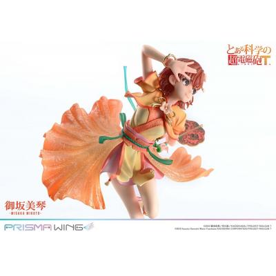 To Aru Kagaku no Railgun Estatua PVC 1/7 Prisma Wing Misaka Mikoto 22 cm