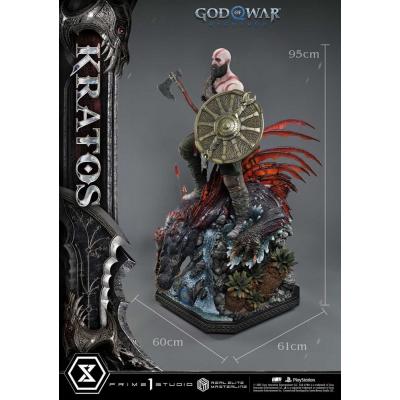 God of War: Ragnarok Estatua Real Elite Masterline Series 1/3 Kratos Ultimate Version 95 cm