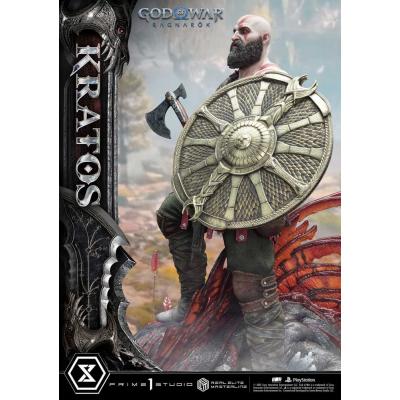 God of War: Ragnarok Estatua Real Elite Masterline Series 1/3 Kratos Ultimate Version 95 cm