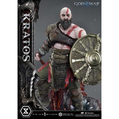 God of War: Ragnarok Estatua Real Elite Masterline Series 1/3 Kratos Ultimate Version 95 cm