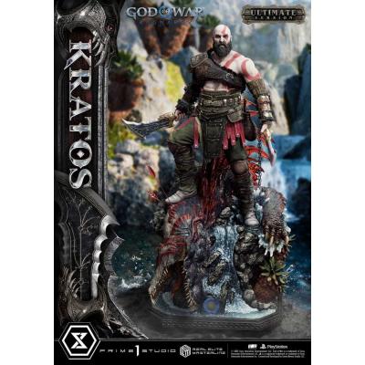 God of War: Ragnarok Estatua Real Elite Masterline Series 1/3 Kratos Ultimate Version 95 cm