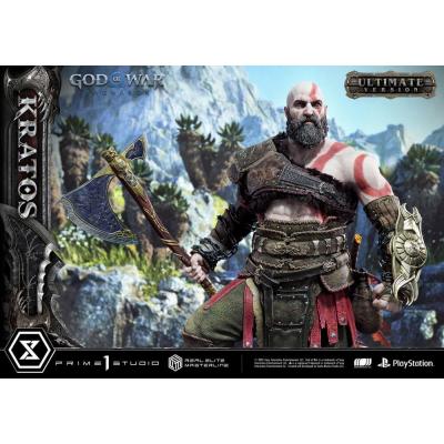 God of War: Ragnarok Estatua Real Elite Masterline Series 1/3 Kratos Ultimate Version 95 cm