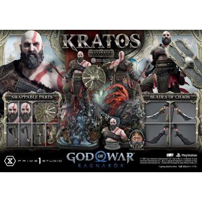 God of War: Ragnarok Estatua Real Elite Masterline Series 1/3 Kratos Ultimate Version 95 cm