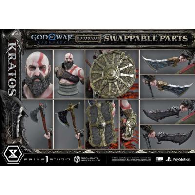 God of War: Ragnarok Estatua Real Elite Masterline Series 1/3 Kratos Ultimate Version 95 cm