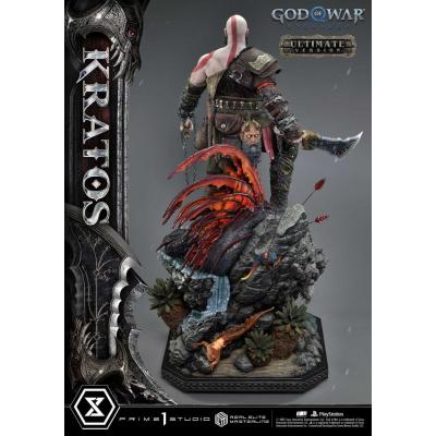 God of War: Ragnarok Estatua Real Elite Masterline Series 1/3 Kratos Ultimate Version 95 cm