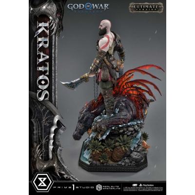 God of War: Ragnarok Estatua Real Elite Masterline Series 1/3 Kratos Ultimate Version 95 cm