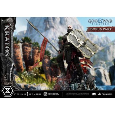 God of War: Ragnarok Estatua Real Elite Masterline Series 1/3 Kratos Ultimate Bonus Version 95 cm