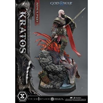God of War: Ragnarok Estatua Real Elite Masterline Series 1/3 Kratos Ultimate Bonus Version 95 cm