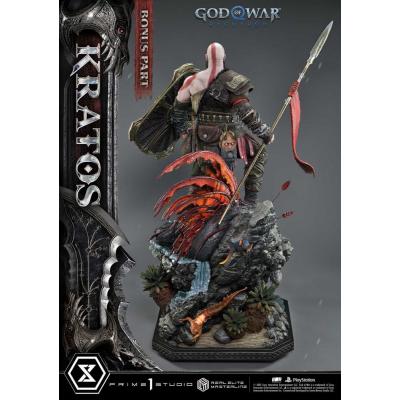 God of War: Ragnarok Estatua Real Elite Masterline Series 1/3 Kratos Ultimate Bonus Version 95 cm