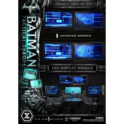 DC Comics Estatua 1/3 Throne Legacy Collection Batman Tactical Throne Deluxe Bonus Version 57 cm
