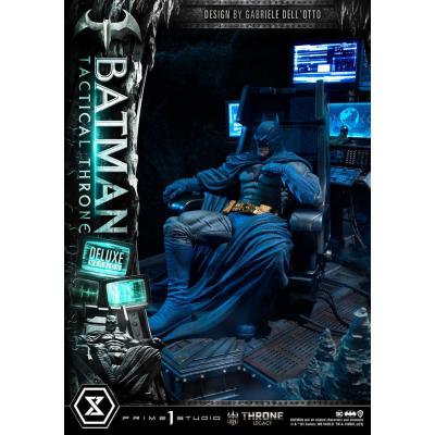 DC Comics Estatua 1/3 Throne Legacy Collection Batman Tactical Throne Deluxe Bonus Version 57 cm