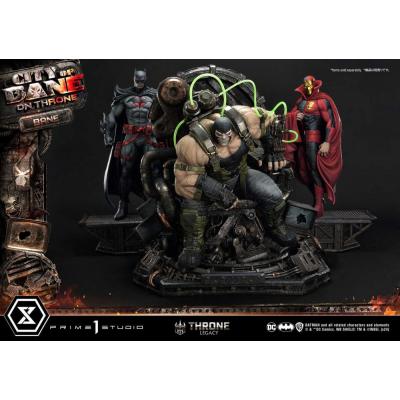 DC Comics Estatua 1/4 Throne Legacy Collection Batman Bane on Throne Deluxe Bonus Version 61 cm
