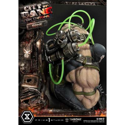 DC Comics Estatua 1/4 Throne Legacy Collection Batman Bane on Throne Deluxe Bonus Version 61 cm