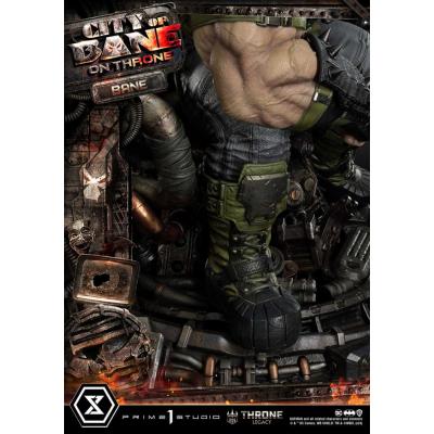 DC Comics Estatua 1/4 Throne Legacy Collection Batman Bane on Throne Deluxe Bonus Version 61 cm