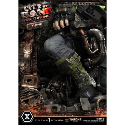 DC Comics Estatua 1/4 Throne Legacy Collection Batman Bane on Throne Deluxe Bonus Version 61 cm