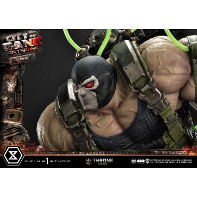 DC Comics Estatua 1/4 Throne Legacy Collection Batman Bane on Throne Deluxe Bonus Version 61 cm
