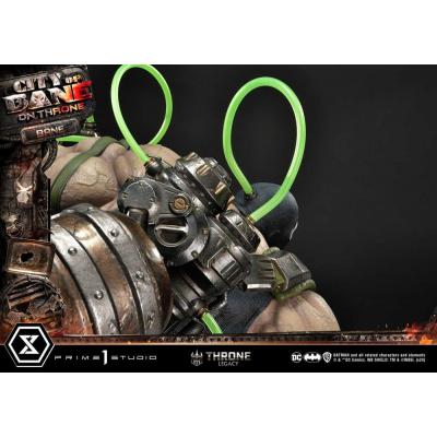 DC Comics Estatua 1/4 Throne Legacy Collection Batman Bane on Throne Deluxe Bonus Version 61 cm