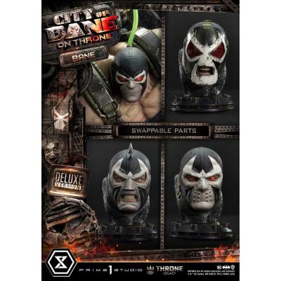 DC Comics Estatua 1/4 Throne Legacy Collection Batman Bane on Throne Deluxe Bonus Version 61 cm
