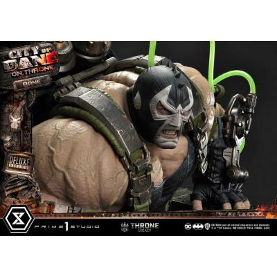 DC Comics Estatua 1/4 Throne Legacy Collection Batman Bane on Throne Deluxe Bonus Version 61 cm