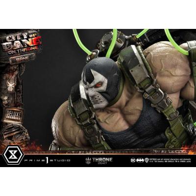 DC Comics Estatua 1/4 Throne Legacy Collection Batman Bane on Throne Deluxe Bonus Version 61 cm