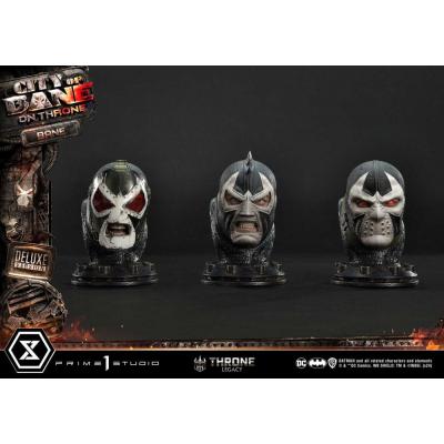 DC Comics Estatua 1/4 Throne Legacy Collection Batman Bane on Throne Deluxe Bonus Version 61 cm