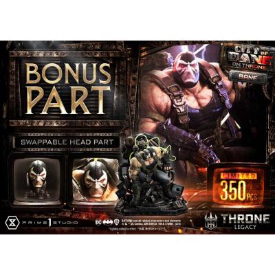 DC Comics Estatua 1/4 Throne Legacy Collection Batman Bane on Throne Deluxe Bonus Version 61 cm