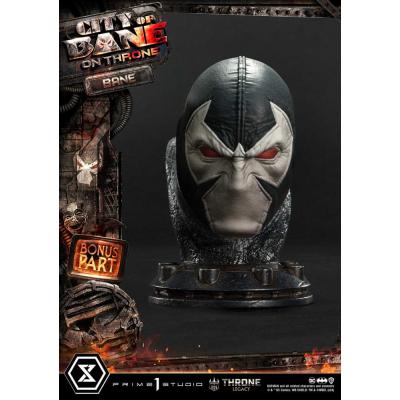 DC Comics Estatua 1/4 Throne Legacy Collection Batman Bane on Throne Deluxe Bonus Version 61 cm