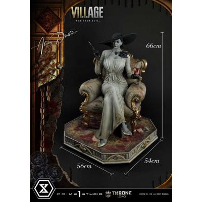Resident Evil Village Estatua 1/4 Throne Legacy Collection Alcina Dimitrescu 66 cm