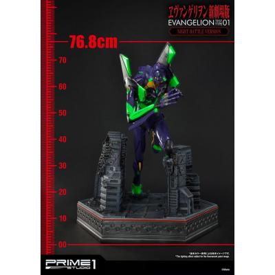 Neon Genesis Evangelion Estatua Evangelion Test Type-01 Night Battle Version 77 cm