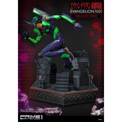Neon Genesis Evangelion Estatua Evangelion Test Type-01 Night Battle Version 77 cm