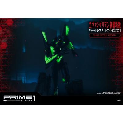 Neon Genesis Evangelion Estatua Evangelion Test Type-01 Night Battle Version 77 cm