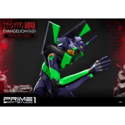 Neon Genesis Evangelion Estatua Evangelion Test Type-01 Night Battle Version 77 cm