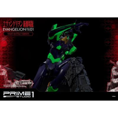 Neon Genesis Evangelion Estatua Evangelion Test Type-01 Night Battle Version 77 cm