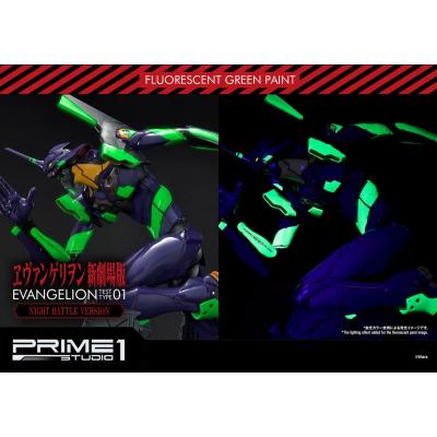 Neon Genesis Evangelion Estatua Evangelion Test Type-01 Night Battle Version 77 cm