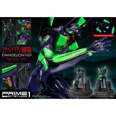 Neon Genesis Evangelion Estatua Evangelion Test Type-01 Night Battle Version 77 cm