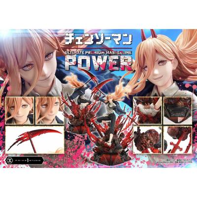 Chainsaw Man Estatua Ultimate Premium Masterline Series 1/4 Power Deluxe Bonus Version 66 cm
