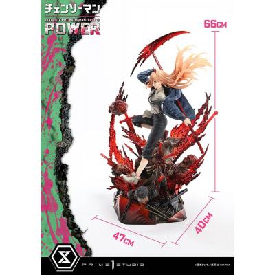 Chainsaw Man Estatua Ultimate Premium Masterline Series 1/4 Power Deluxe Bonus Version 66 cm