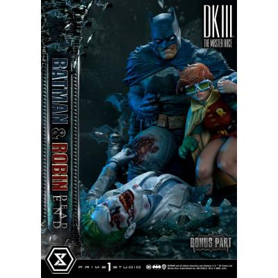 DC Comics Estatua 1/4 Ultimate Premium Masterline Series Batman & Robin Dead End Ultimate Bonus Version 61 cm