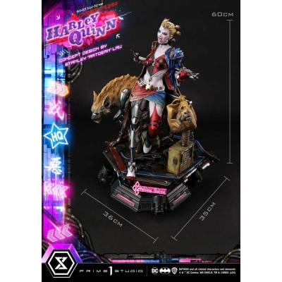Batman Estatua Ultimate Premium Masterline Series Cyberpunk Harley Quinn 60 cm