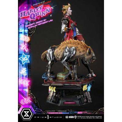 Batman Estatua Ultimate Premium Masterline Series Cyberpunk Harley Quinn 60 cm