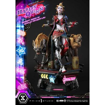 Batman Estatua Ultimate Premium Masterline Series Cyberpunk Harley Quinn 60 cm