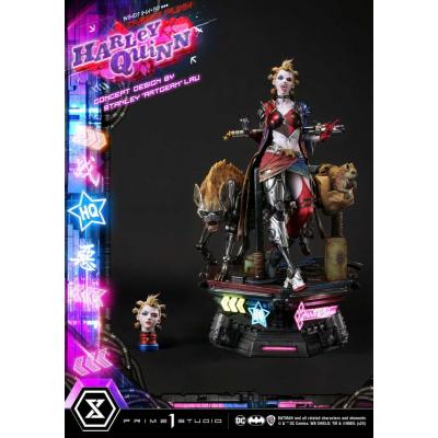 Batman Estatua Ultimate Premium Masterline Series Cyberpunk Harley Quinn 60 cm