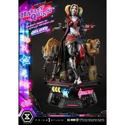 Batman Estatua Ultimate Premium Masterline Series Cyberpunk Harley Quinn Deluxe Bonus Version 60 cm