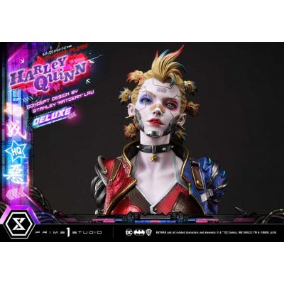 Batman Estatua Ultimate Premium Masterline Series Cyberpunk Harley Quinn Deluxe Bonus Version 60 cm