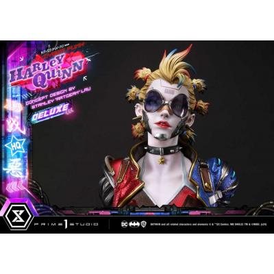 Batman Estatua Ultimate Premium Masterline Series Cyberpunk Harley Quinn Deluxe Bonus Version 60 cm