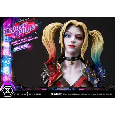 Batman Estatua Ultimate Premium Masterline Series Cyberpunk Harley Quinn Deluxe Bonus Version 60 cm