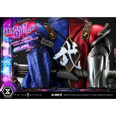 Batman Estatua Ultimate Premium Masterline Series Cyberpunk Harley Quinn Deluxe Bonus Version 60 cm