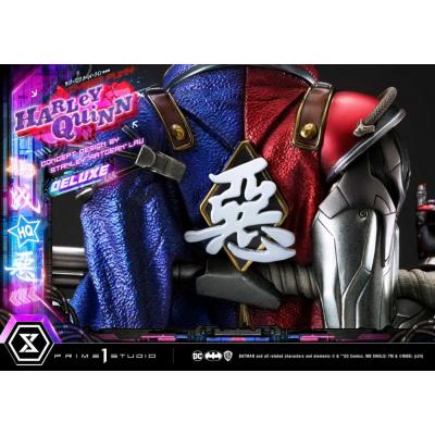 Batman Estatua Ultimate Premium Masterline Series Cyberpunk Harley Quinn Deluxe Bonus Version 60 cm