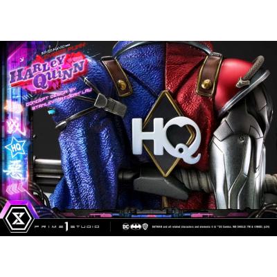 Batman Estatua Ultimate Premium Masterline Series Cyberpunk Harley Quinn Deluxe Bonus Version 60 cm